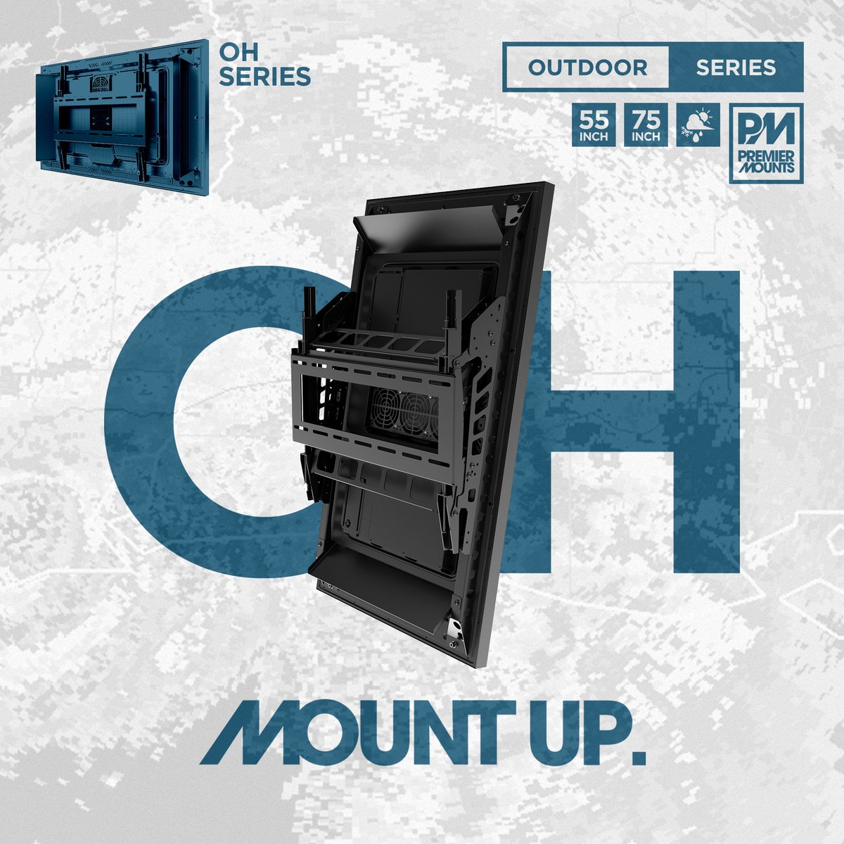 Go portrait or landscape with our 55" &amp; 75" OH Outdoor Series mounts!! Available in both flat &amp; tilt functions 🤩 #MountUp
premiermounts.com/products/displ… 
<a href="/SamsungUS/">Samsung US</a>
^
#PremierMounts #OHseries #Samsug #SamsungDisplaySolutions #ProAV #DigitalSignage #DisplayMounts #OutdoorDisplayMounts