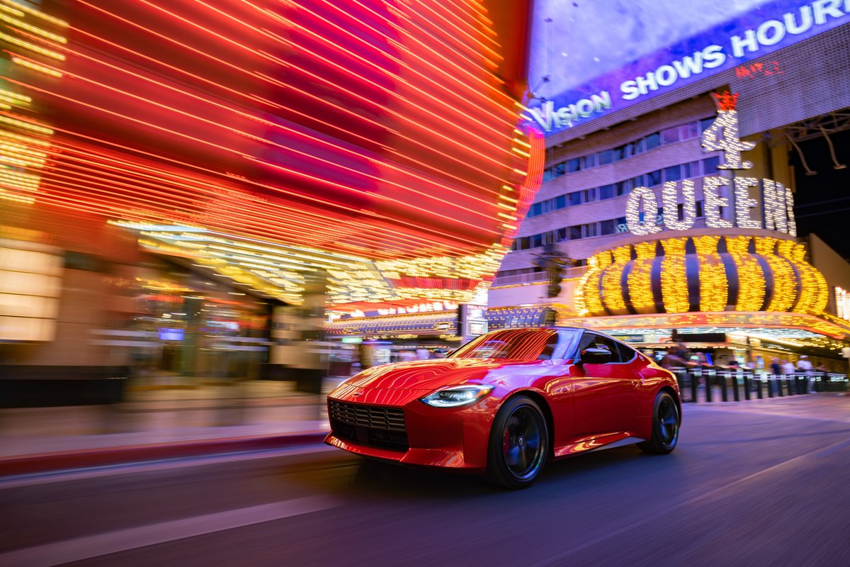 Nissan's tweet photo. Check out the All New Nissan Z in a standout red! What do you think of the new color reveal? #Nissan #NissanZ https://t.co/sSICWKiCIp