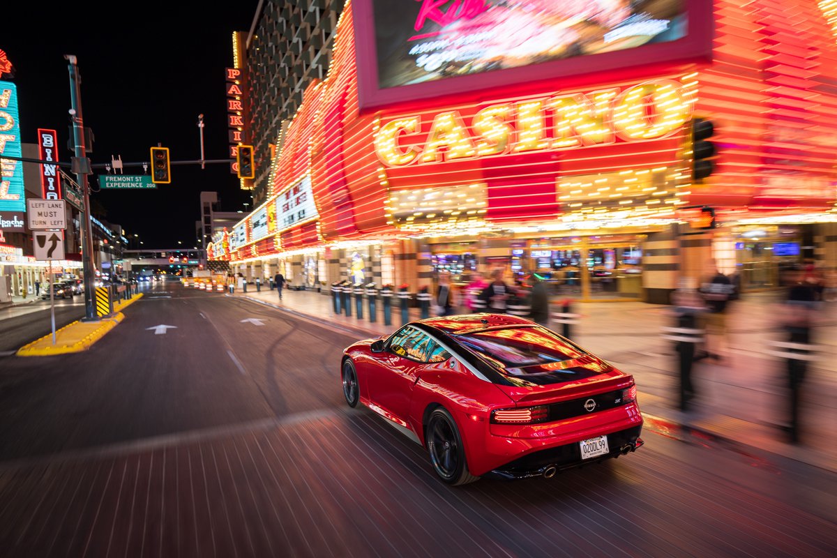 Nissan's tweet photo. Check out the All New Nissan Z in a standout red! What do you think of the new color reveal? #Nissan #NissanZ https://t.co/sSICWKiCIp