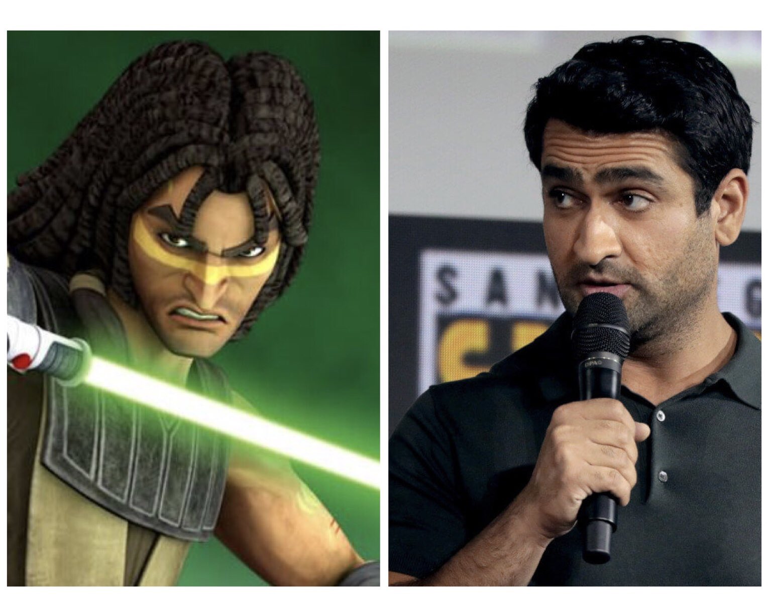 Micazo ジェダイ詐欺のハジャってクインラン ヴォスの協力者 隠れ家でターラが 彼は子どもの逃亡を助けてくれている と 壁に書かれている 両目を閉じた時こそよく見える あと3話 うーん エターナルのキンゴ出番が少なかったのでこっちで期待