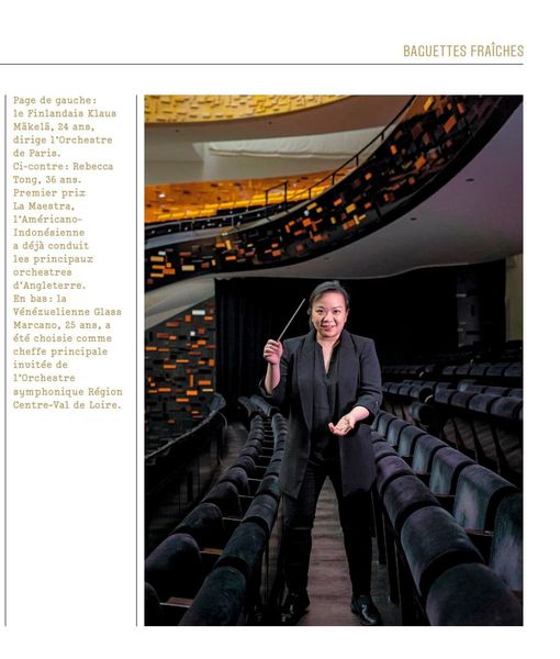 [ PUBLI] PRINT Portrait Les Échos Week-End du 11/02 de Rebecca Tong, lauréate du 1er Concours International de cheffes d'orchestre La Maestra à la Philharmonie de Paris en septembre 2020. © Maria Mosconi Photographer / Hans Lucas #musiqueclassique #LaMaestra #hanslucas