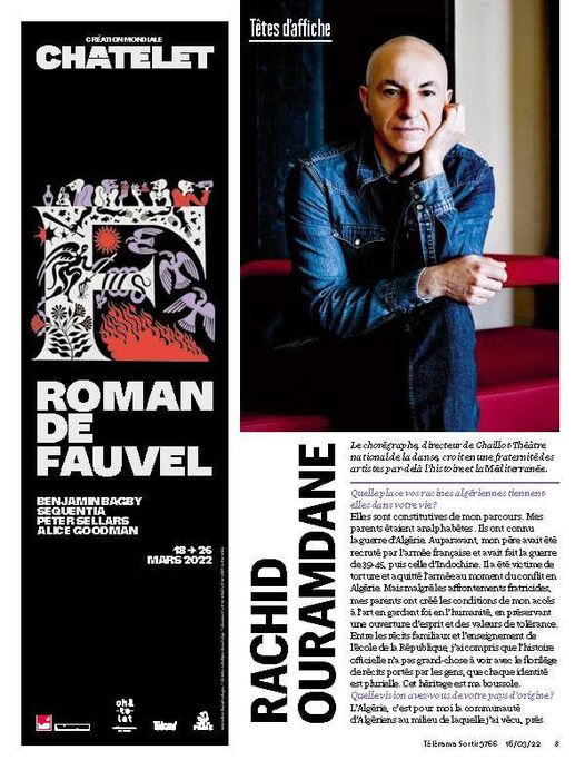 [PUBLI ]  
Print dans le dernier Télérama du 16/03/22. Portrait de Rachid Ouramdan, chorégraphe et nouveau directeur du Théâtre National de Chaillot. Benjamin Mengelle / Hans Lucas
#hanslucas #presse #theatrenationaldechaillot #rachidouramdan
