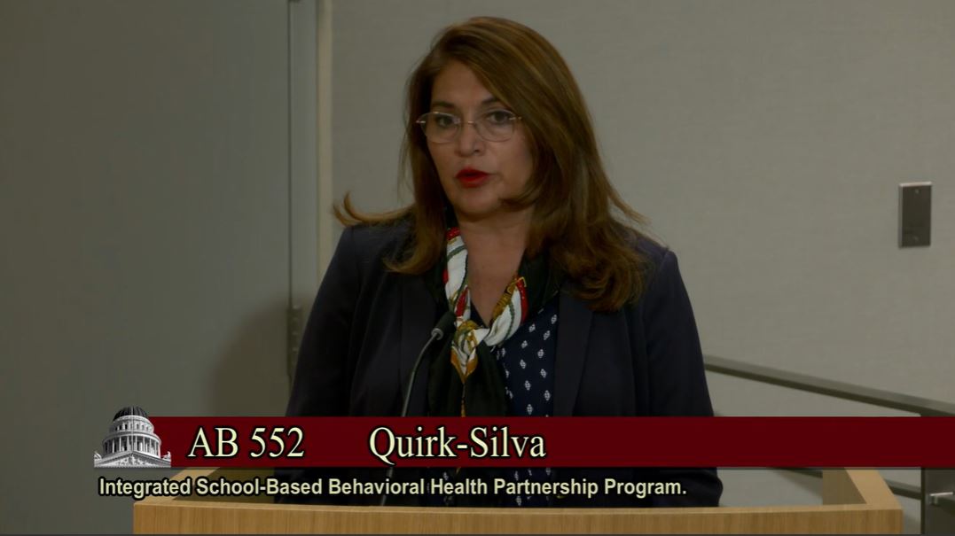 CaAllianceKIDS's tweet photo. #AB552(@QuirkSilva65th) has passed out of Senate Education! 

This critical bill would create the Integrated School-Based #BehavioralHealth Services Partnership Program, encouraging partnerships between school districts, county #MentalHealth plans, &amp; community-based agencies. https://t.co/vH3SabBhNt