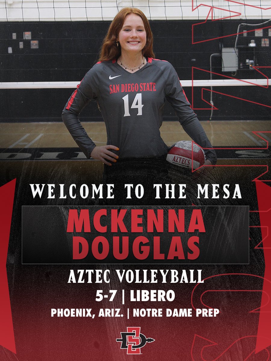 Sending out a big Aztec welcome to McKenna Douglas, who will be joining our program this fall! McKenna is a Prep 150 player and an all-state honoree from Arizona.
#GoAztecs
Story: bit.ly/3x5ncUo