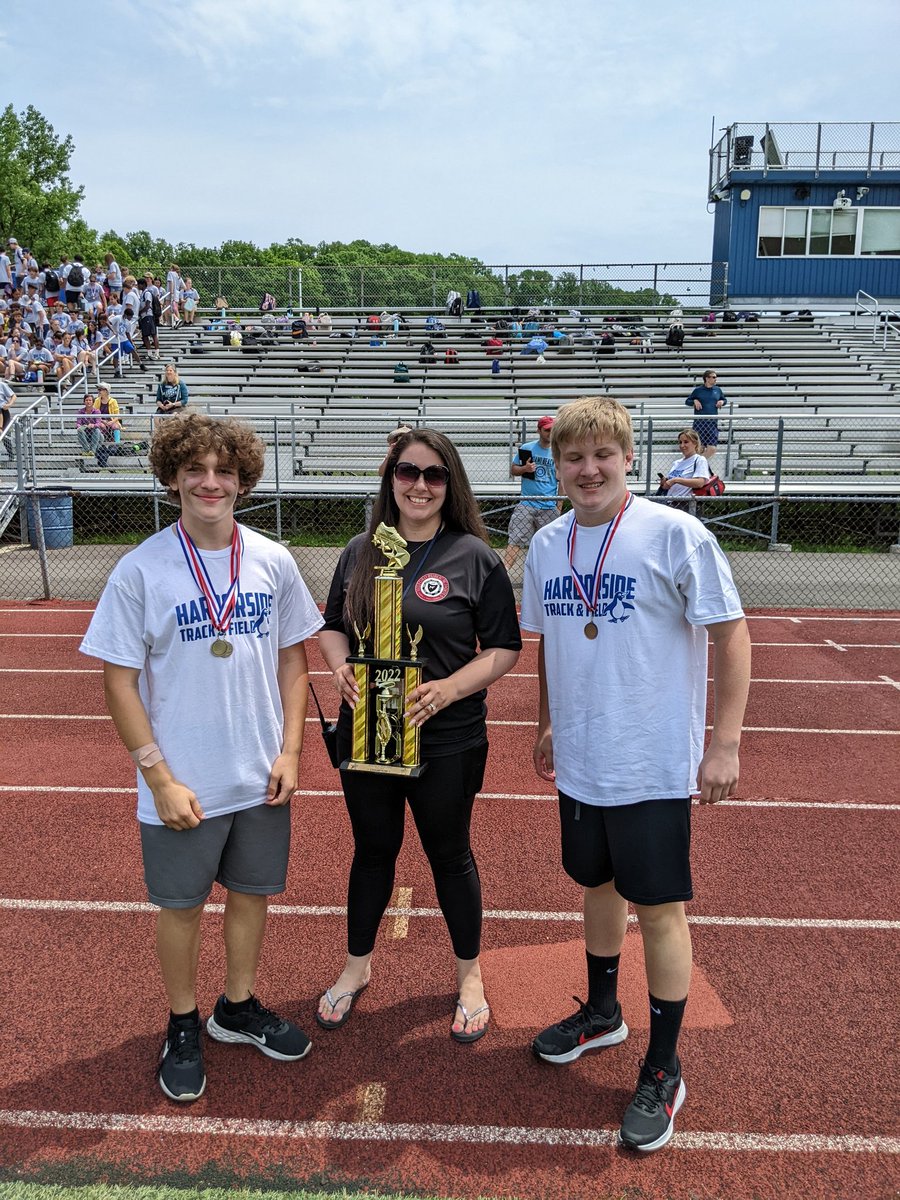 Congratulations to the HMS Track Team as they won the 2022 All District Middle School Track Meet!