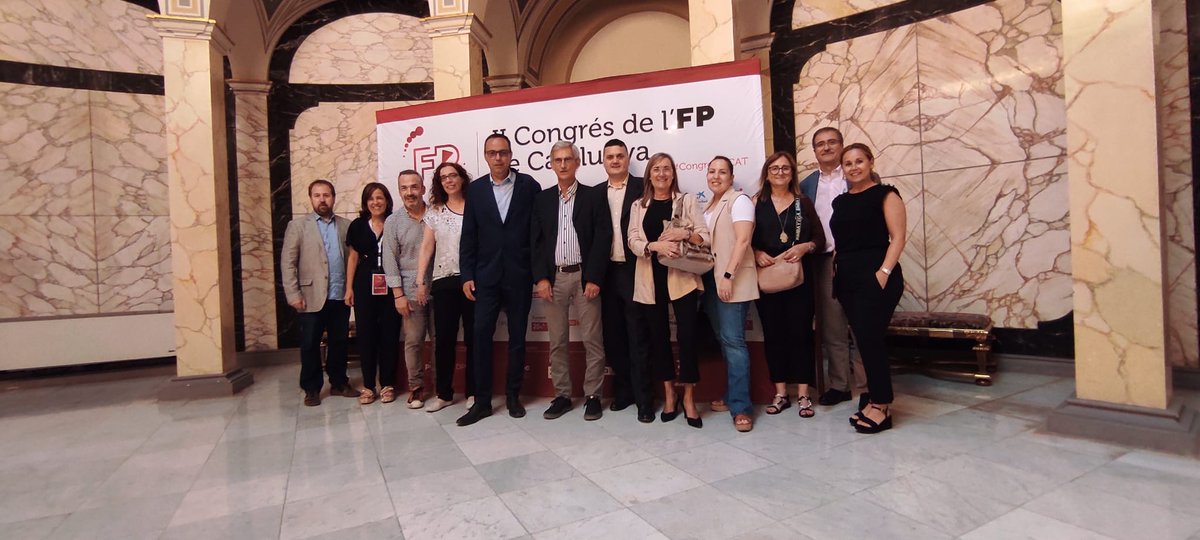 silviamiro40's tweet photo. PIMEC Formació i Ocupació estem presents en la celebració del II Congrés de l'FP i seguirem treballant els reptes tractats! @pimec #CongresFPCAT https://t.co/fOINjHHWgu