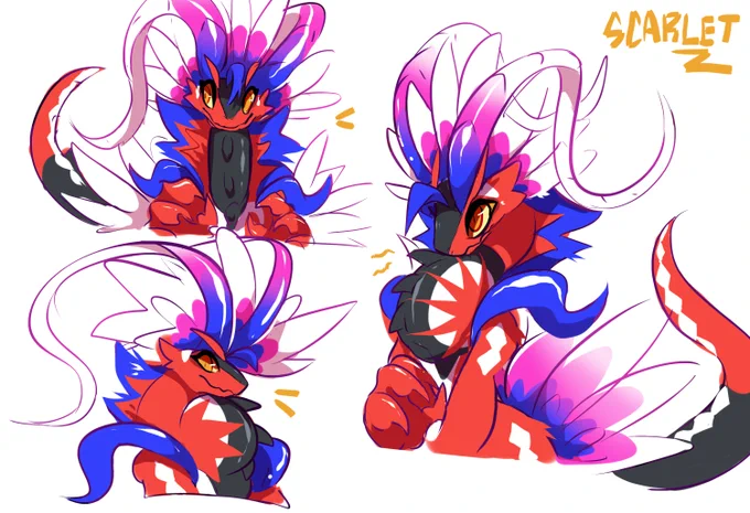 i had to scribble the tesla dragon #PokemonScarletViolet 