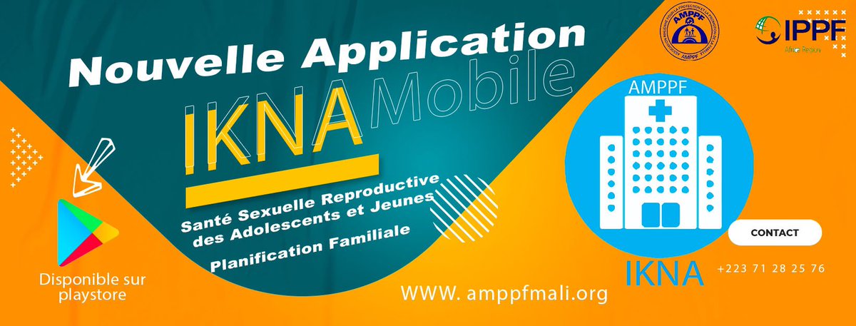 AMPPF_MALI (@amppfmali1) on Twitter photo AMPPF-Mali dispose désormais d’une nouvelle application appelée IKNA c’est une application sur la Santé Sexuelle et Reproductive. Disponible sur play store <a href="/AMPPFMali1/">AMPPF_MALI</a> <a href="/IPPFAR/">IPPFAR</a> AMPPF-Mali dispose désormais d’une nouvelle application appelée IKNA c’est une application sur la Santé Sexuelle et Reproductive. Disponible sur play store <a href="/AMPPFMali1/">AMPPF_MALI</a> <a href="/IPPFAR/">IPPFAR</a>