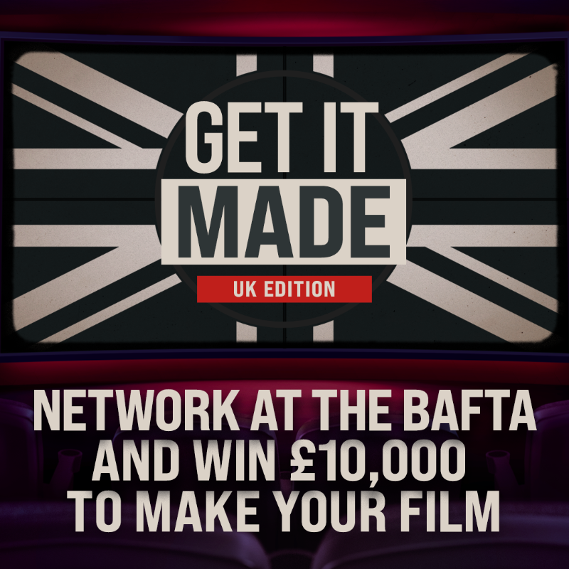 CenterframeClub's tweet photo. GET IT MADE is back – and OPEN FOR SUBMISSIONS!!

This UK Edition will join Writers, Directors &amp; Producers at an event at the Mecca of British filmmaking – BAFTA!

Apply on our website – it's FREE for community members

#scriptcompetition #shortfilm #BAFTA195Piccadilly #GETITMADE