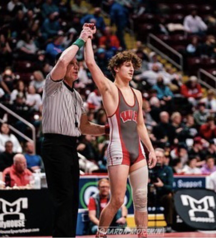 gladiatorswres1's tweet photo. Ty Watters breaks into the Top 5 in the country at 152, coming in at number 3.  Amazing! Will @ty_watters finish his senior year at #1 in the nation? Don’t bet against him. 
@WPIALwrestle7 @PAPowerWrestle @FallsWithDhall @WestASports 
#Gladiators https://t.co/0ShtO3CMla