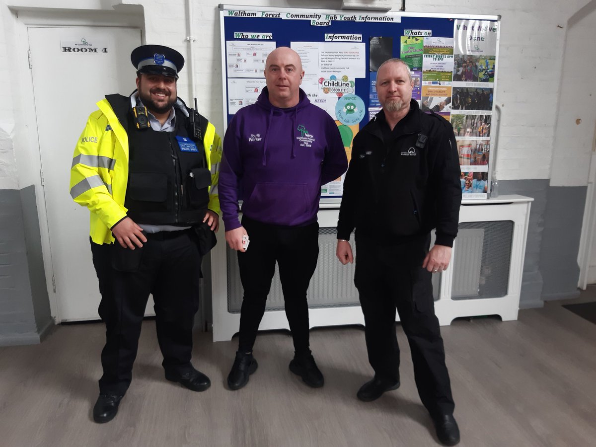 Good Afternoon
It is always a pleasure to work with the Officers from the  neighbourhood team <a href="/wfcouncil/">Waltham Forest Council</a> 
And to be alongside our local community youth team <a href="/wfchub/">WF Community Hub</a> Thank you