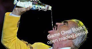 GameOverBooks's tweet photo. The opening reading period has begun!!! Let’s see those manuscripts. Submissions will be accepted from now until June 30th!
#submissions #submit #books #manuscripts #poetry #fiction #nonfiction #reading #readingperiod #writers #authors #gameoverbooks #indiepublishing https://t.co/W1EcX2YrRt