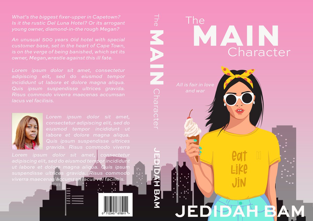 Oluwaseyi_dee's tweet image. I designed this character a week ago, decided to use as a book cover design for #Genezadesignchallenge . #DesignwithGeneza #GenezaschoolofDesign