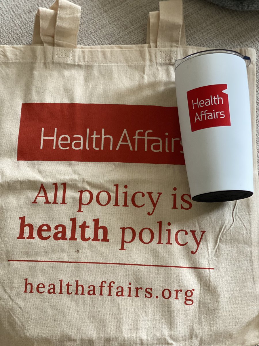 mignoteyilmaMD's tweet photo. Love this goodie bag! Thank you @Health_Affairs #HEFT #allpolicyishealthpolicy https://t.co/1Gl4Fl5FlG