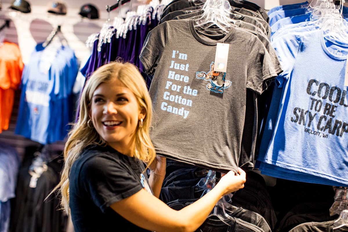 beloitskycarp's tweet photo. Have you stopped by the Beak Boutique lately? How about visited our team store online? We've got a ton of great merchandise for all ages! The store is open every day from 10 to 4. Come out and see us, or click the link to order online! 
https://t.co/yWfX0Wvr8v https://t.co/tD5gsA9iyw