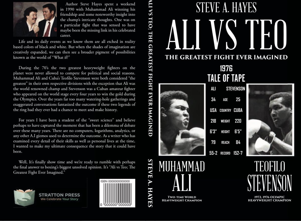 HayesStephen's tweet photo. My new book is now up and running on Amazon as of today. Boxing fans have always wondered what would of happened if these two champions could have ever met. Now you’ll know! https://t.co/o4D9Y6ymHq