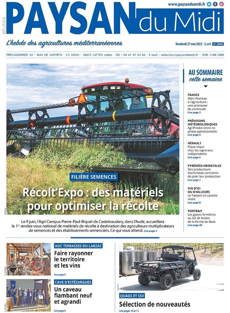PaysanduMidi's tweet photo. 🗞 Rattrapage de la semaine : matériel de récolte #semences ‘Récolt’Expo’ @LaFNAMS - #AgriPredict 1 an après - Ça bouge pour @AOCTerrLarzac 🍷 📱 - Le pique-nique des @VI_Herault - Le rosé en canette ‘Pink Flamingo’ Sable de #Camargue 🦩 - 📸 Les #glaces de la Ferme du Bosc 🍦 https://t.co/c103guqEV7