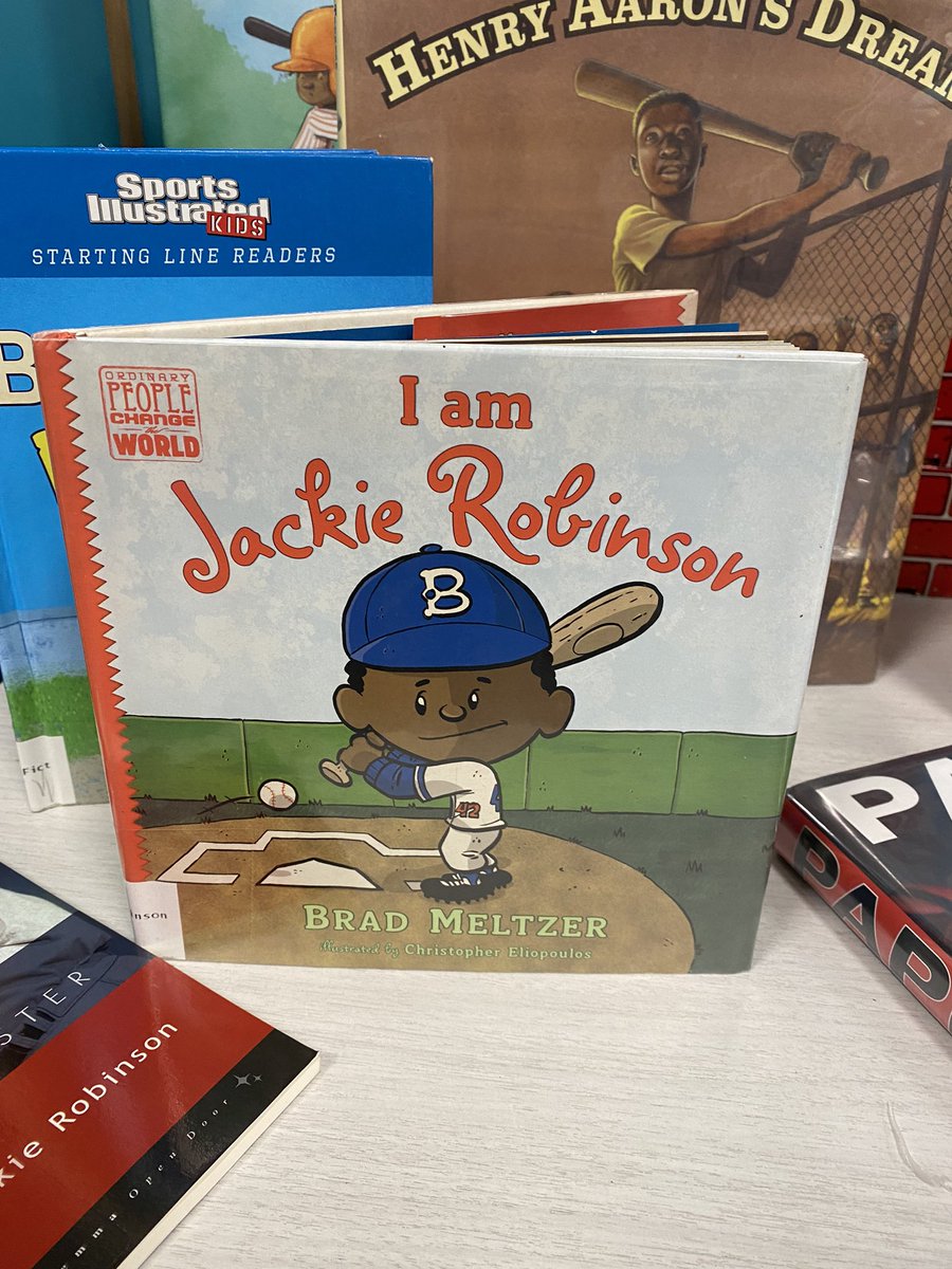 arch27's tweet photo. On our children’s display for summer reading. @bradmeltzer #IAmJackieRobinson @SCPL_NY https://t.co/c2QmfVOSKX