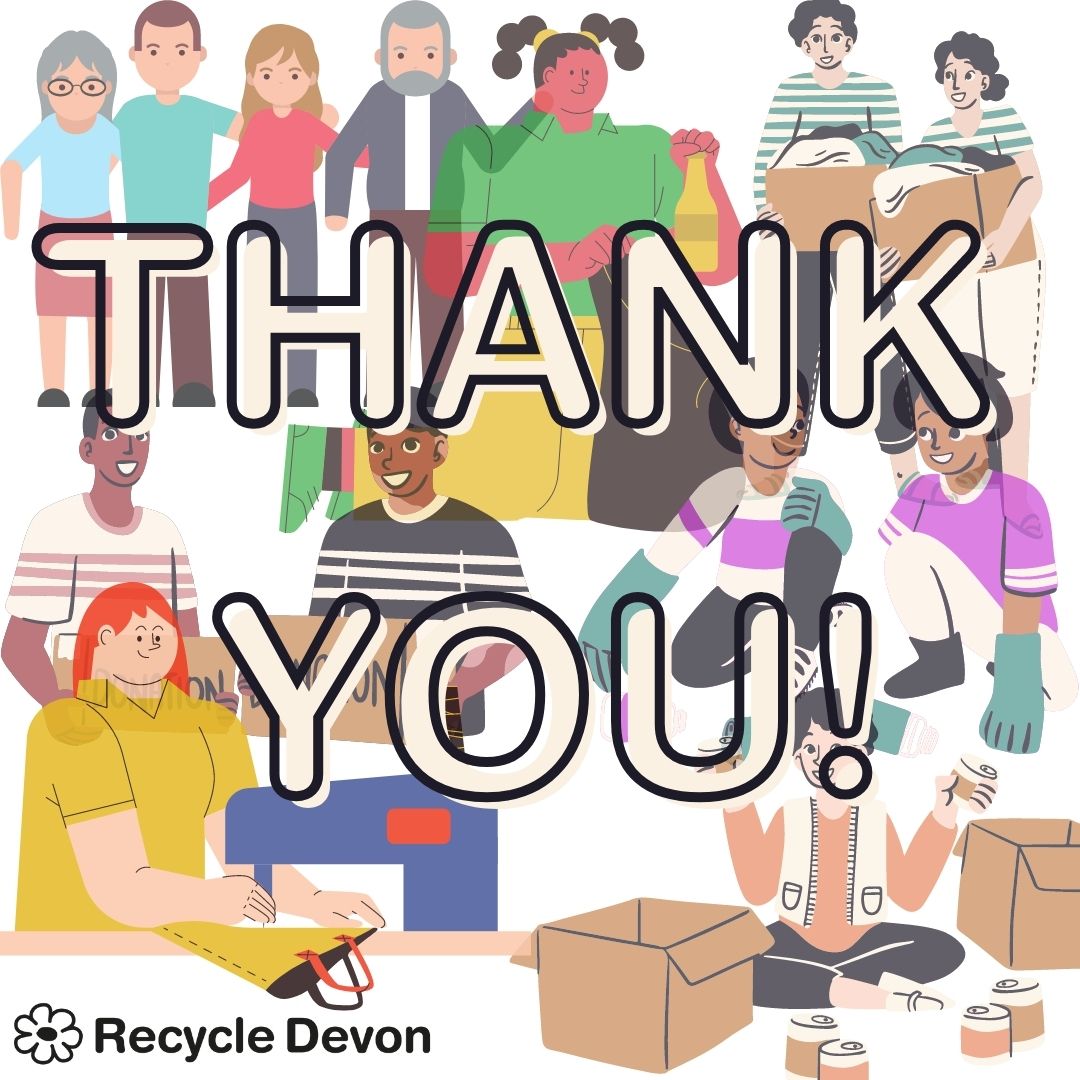 RecycleDevon's tweet photo. From #Scrapstores to #RepairCafes, #Community Fridges to Library of Things - Thank you to all the #volunteers who help make our #communities and the world a #greener, more #eco-friendly place!
#VoluntersWeek https://t.co/u8SDavHM88