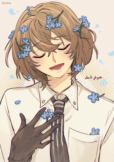 Reposting some Akechi pieces for his bday 🌹 