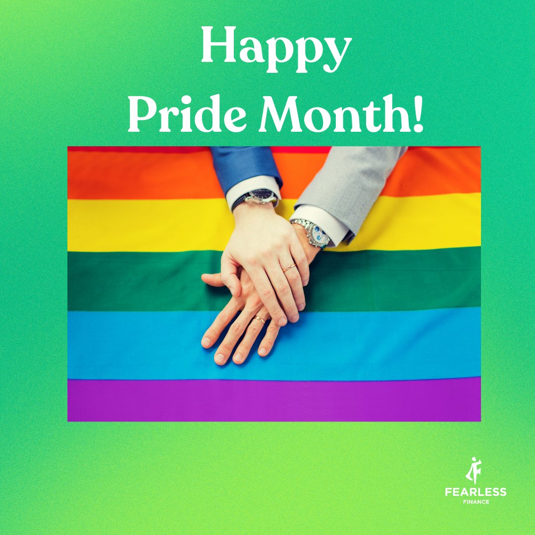 Happy Pride Month! Do you have financial questions but have been too nervous to ask? At Fearless Finance, we're proud to provide an inclusive and supportive financial planning space for EVERYONE, including traditionally underserved communities.

#fearlessfinance   #lgbtq