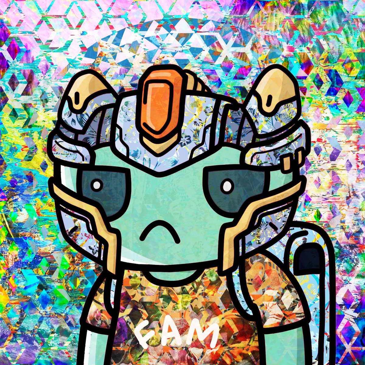 Amazing Art work Done by <a href="/ZizisNft/">ZIZI</a> with my <a href="/SpacebooNFT/">Space Boo</a> ... I fall in love with the OG Boo but this transformation is amazing 😎😍 #spaceboo #BOOLISH #zizification