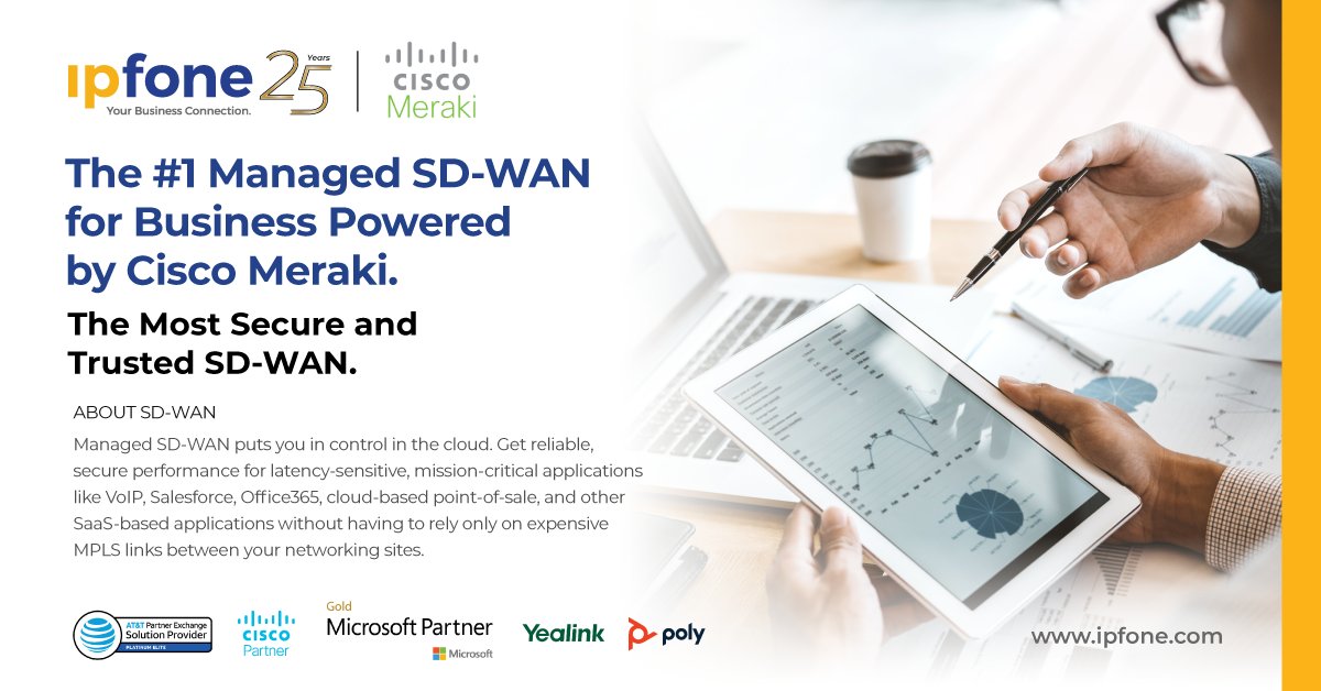 Welcome to the world’s most trusted secure SD-WAN power by Cisco Meraki. Deliver best-in-class network security and experience for any workload from anywhere. Learn more here: ow.ly/9rtH50Jngwp

#sdwan #ciscomeraki #managedsdwan