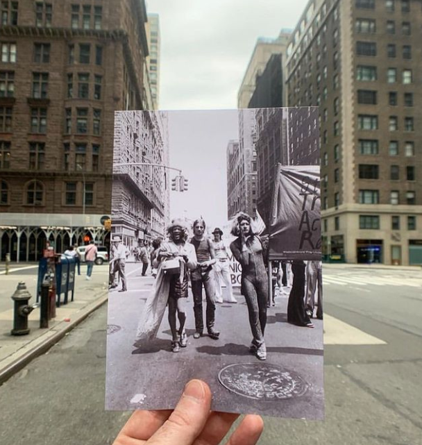 Forever grateful for the history that Marsha P Johnson, Sylvia Rivera and everyone involved in the Stonewall Riot made back in 1969 ✨ Happy #PrideMonth22

Photo: @/thebandwashere
