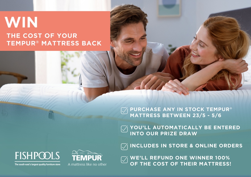 FishpoolsUK's tweet image. WIN the cost of your @TempurUK mattress! We're refunding one lucky winner 100% of the cost of their mattress this week, a truly dreamy prize... Purchase any in stock Tempur mattress by this Sunday, 5th June, to enter. Good luck!
#win #giveaway #giveawayalert #giveawaytime #prizes