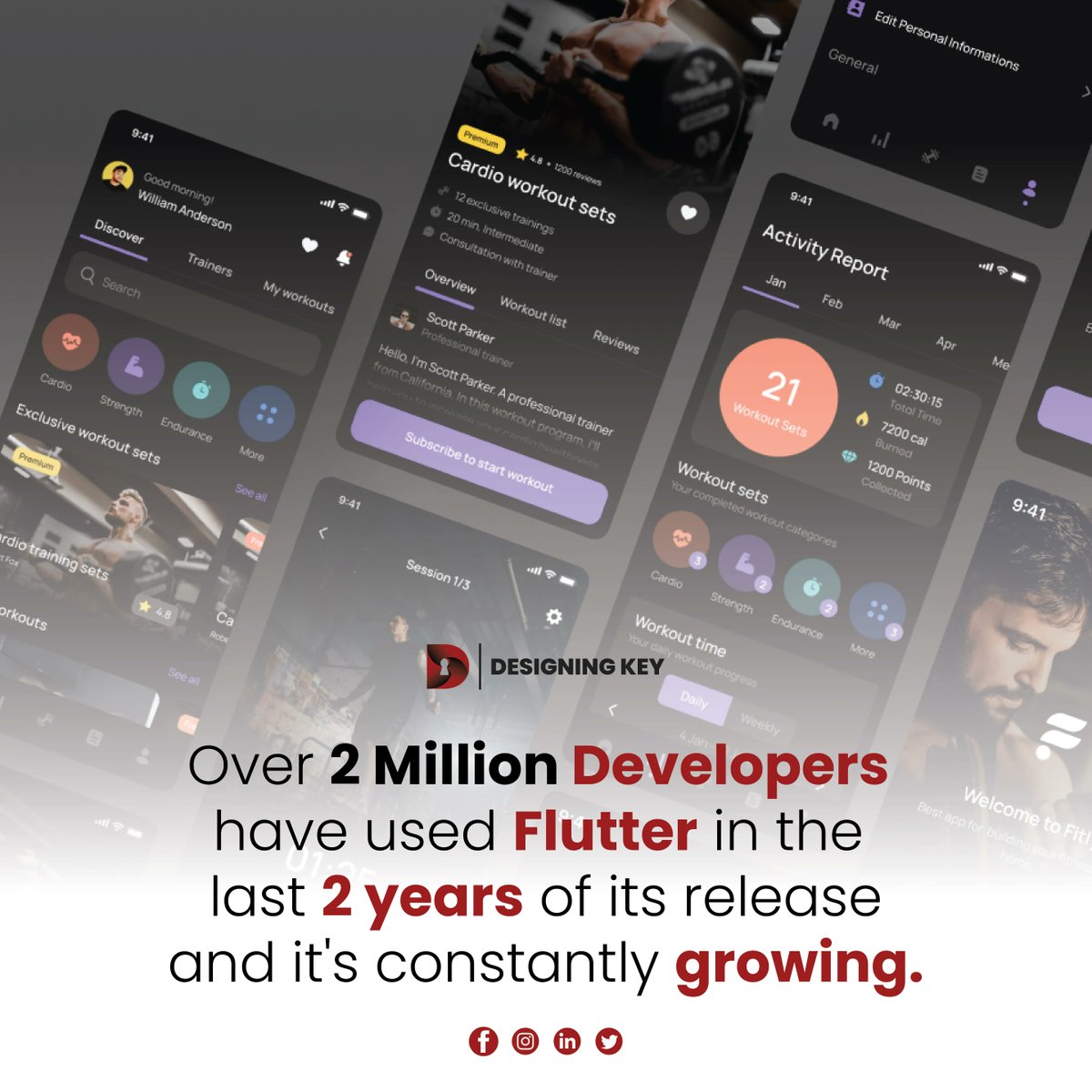 DesigningKey's tweet image. Flutter is an interface developing tool that leverages the dart programming language. It is a precise Google user interface and open-source framework.

Contact us to get your flutter on!

#flutter #flutterdevelopment #flutterapplications #flutterbenefits #hireflutterdeveloper