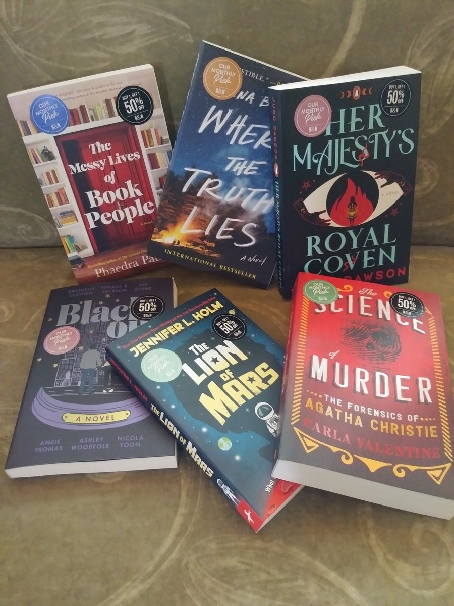 DebbieHoran927's tweet photo. Our June monthly picks!!! Multiply your pleasure and buy one get one 50% off!! @junodawson @past_mortems @annabaileywrites @phaedrapatrick @jenniferlholm @ashwrites @nicolayoon @brownbookworm @writeinbk @nicstone #bnmonthlypicks https://t.co/iRD7QIctQt