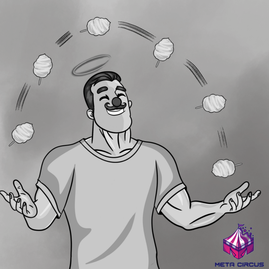 TheMetaCircus's tweet image. Our goal is to bring long term value to every #MetaCircus member that owns one of our #NFTs. To do so, we offer endless benefits, perks, prizes and access. Join our #discord and check out our socials to learn more! ✨✨✨
#NFT #Whitelist #Mint #ETH  @JacksJugglers