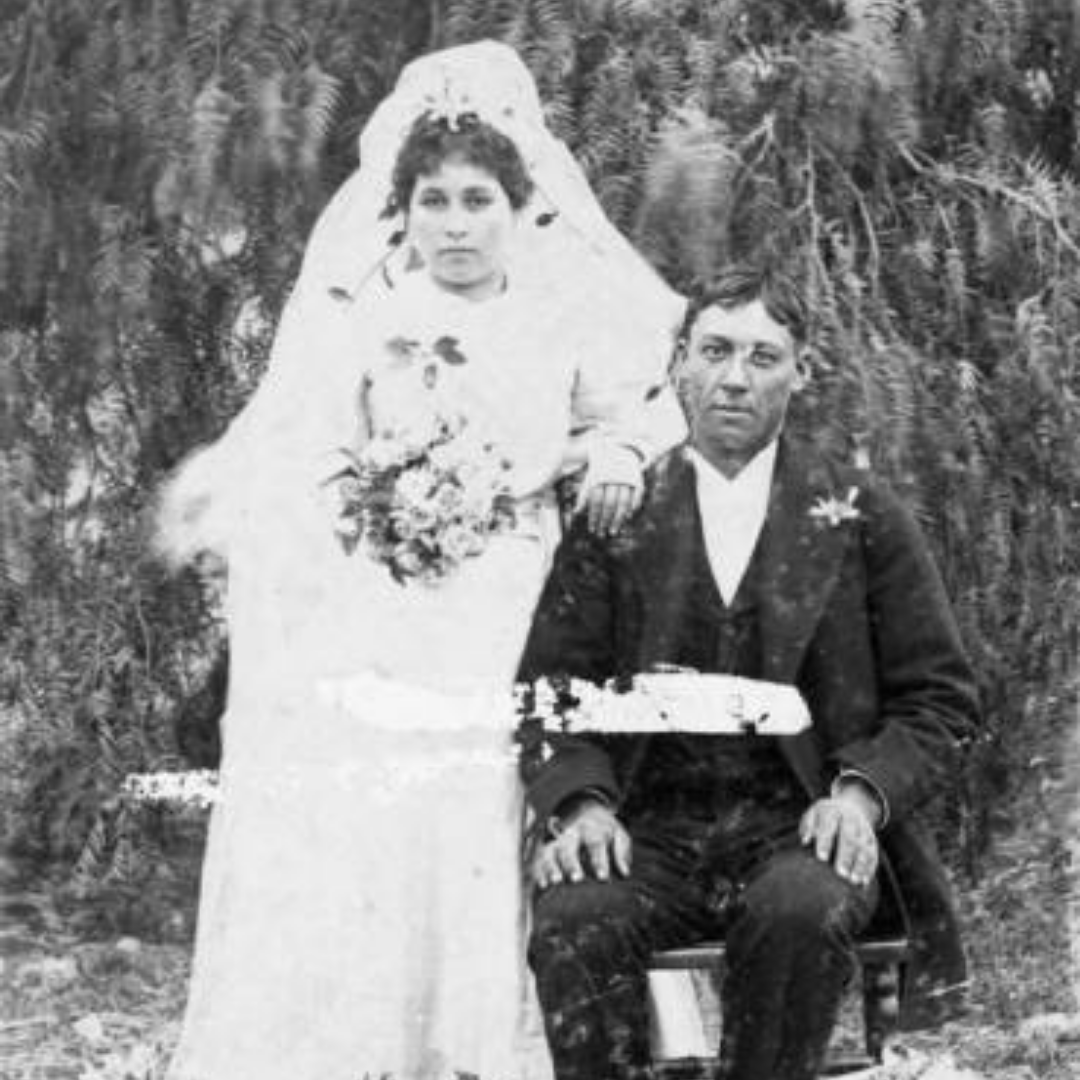 Wedding portrait of Guillermo Rodriguez and Bernardina de Siena Duarte, ca 1870 <a href="/LAPublicLibrary/">L.A. Public Library</a> #shadesofla #oldlosangeles #losangeleshistory #mexicanamerican #chicanohistory #californiahistory #vintagephoto #throwbackpicture  #historyinpictures #weddings #weddingdress