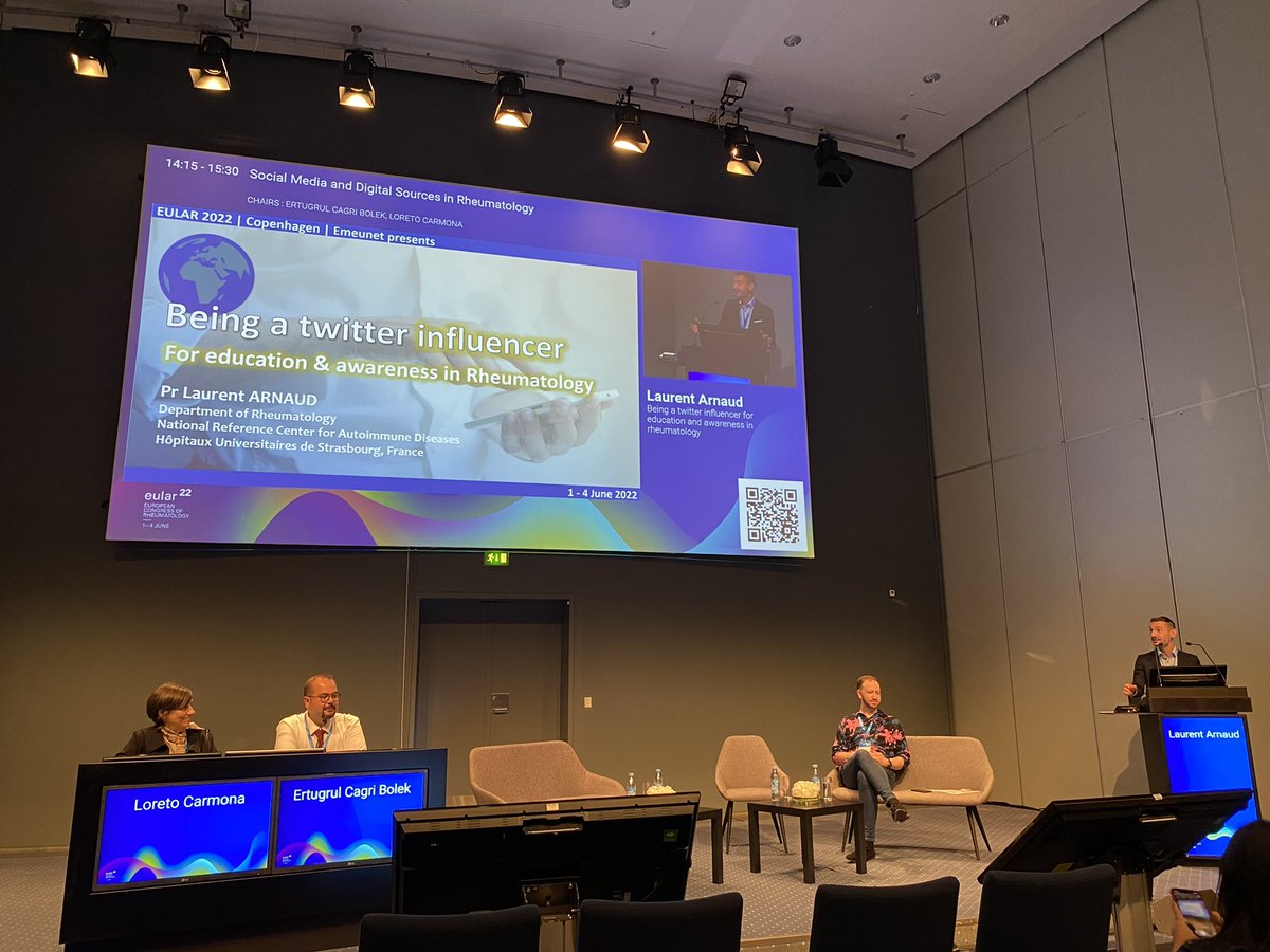 Ertugrul_cagri's tweet photo. I am so honoured to be a chair with Prof. @carmona_loreto in #EULAR2022.

Thanks to @eular_org and @EMEUNET !

P.S: I have to admit that is my first chair role. However senior @carmona_loreto raised me to knighthood ☺️ https://t.co/vWryHTicSl