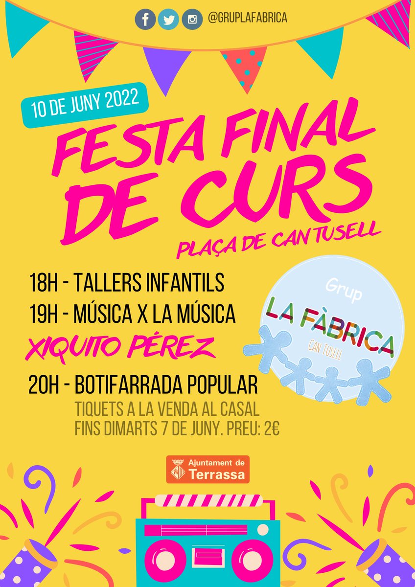 La Fàbrica CanTusell tweet media