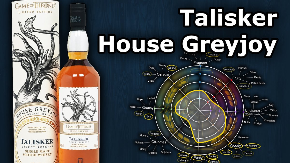 youtu.be/smp4am8QXhg

I kind of struggle with Talisker, the 'house style' feels a bit coarse and dry. This GoT's edition sounded like it could be a good foot-in-the-door for me; helping me to appreciate what they have to offer at large.
