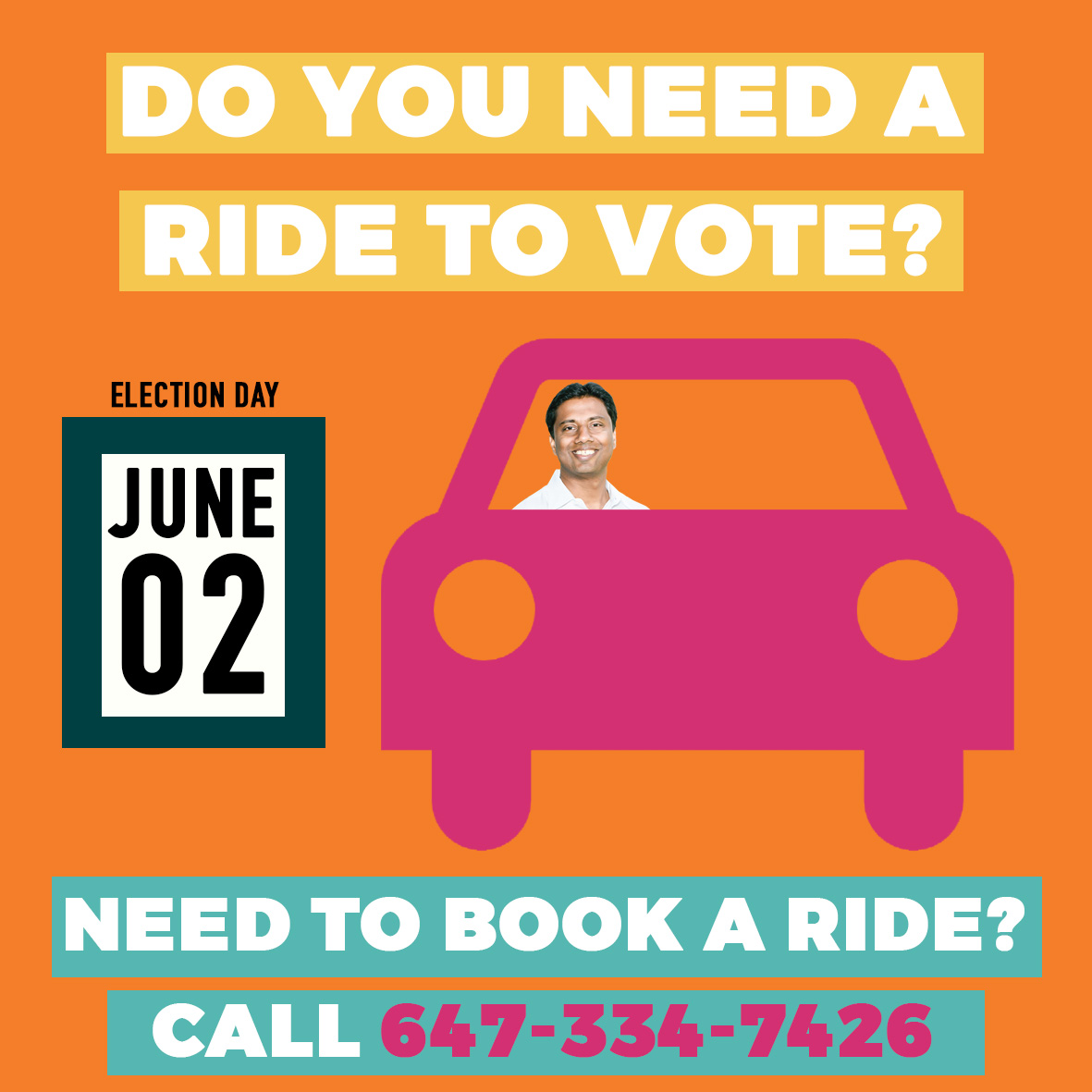 NeethanShan's tweet photo. Have you made a plan to get to the polls on Thursday? We can help! 🗳🚗
On election day, we want all of our supporters to vote, and we can even drive you to your polling location!
Call our office at 647-334-7426 to book a ride today!
#onpoli #TeamNeethan #Elections2022 #NDP https://t.co/bdwX13MFWs