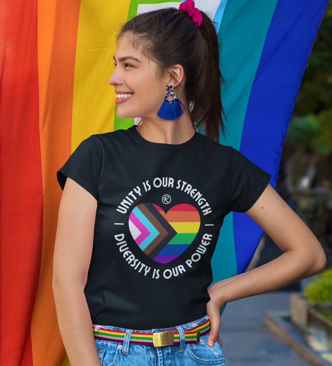 resistcco's tweet photo. June 1st marks the start of #IndigenousHistoryMonth  and also #PrideMonth - Our brand embraces the #LGBTQ2S community, so we created this statement design equipped with a powerful message ✊🏳️‍🌈 available now on our website. #PRIDE https://t.co/DR7ZNbcCWi