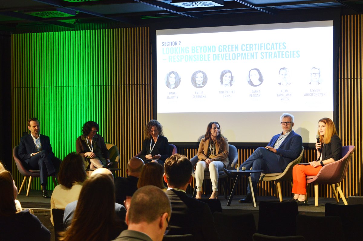 GreenEuropeTd's tweet photo. #EuropeanESGPropertyForum 2022 Today's event organised by Property Forum Events &amp; News in partnership with RICS, CTP and Panattoni focused on sustainable solutions in the real estate sector as well as an array of subjects related to #ESG strategies. https://t.co/2z9njNxCIe
