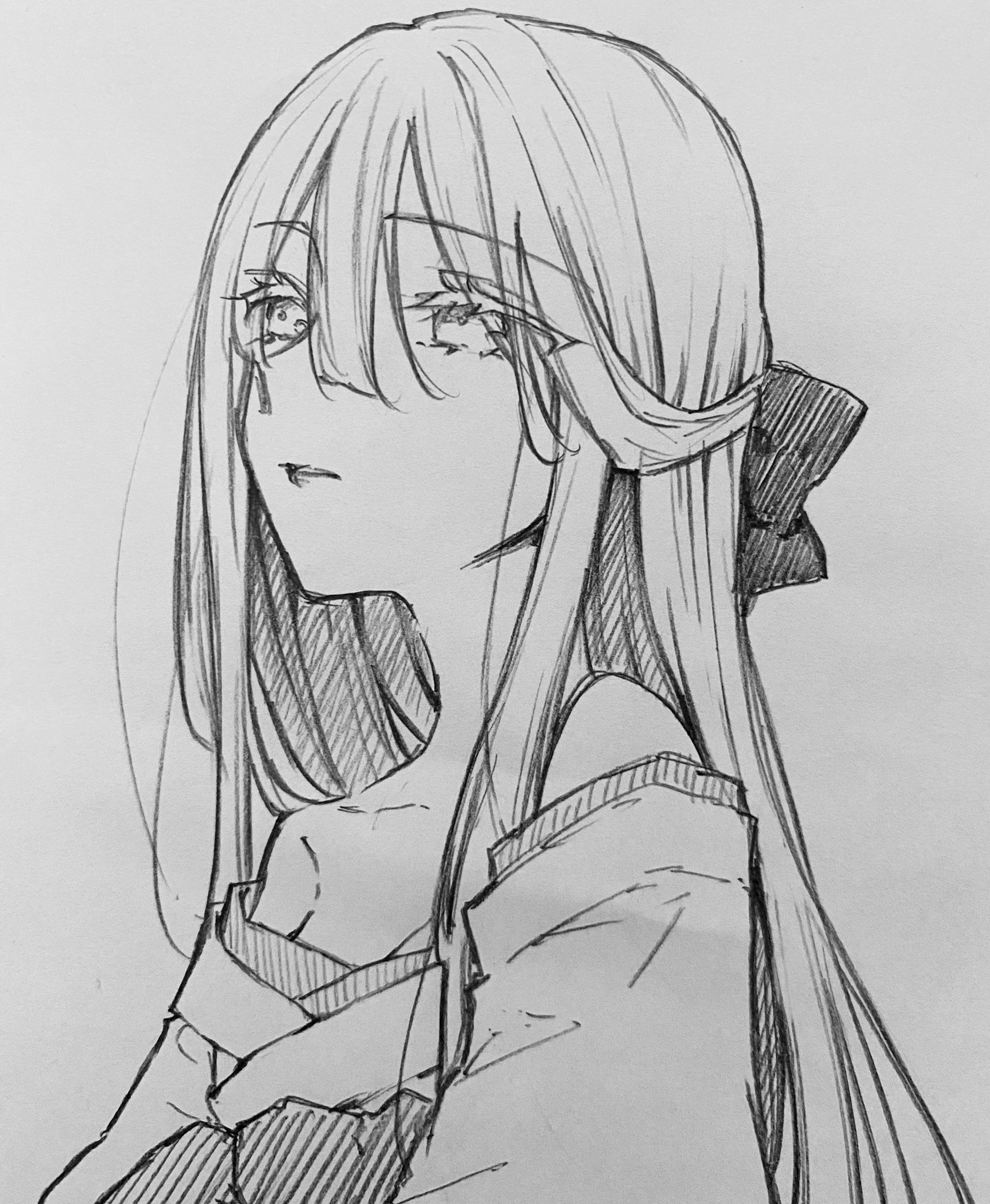 えびふらい大好きマン 儚い感じ出してみた アナログイラスト イラスト好きな人とつながりたい T Co Ziud4tb5qp Twitter
