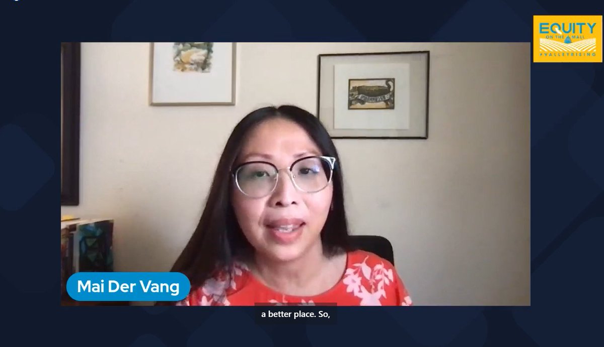 SJVHF's tweet photo. "Spirit, we are in this with each other" - @maider_vang
A beautiful start to Equity on the Mall 2022 ๐
Register to join us (and for simultaneous translation) at https://t.co/ngdZLcfeeq or view at https://t.co/vt1z9hQeMz
#EOM2022 #ValleyRising #GoldenState4All #SJVHF https://t.co/EO2PXoX9Xz