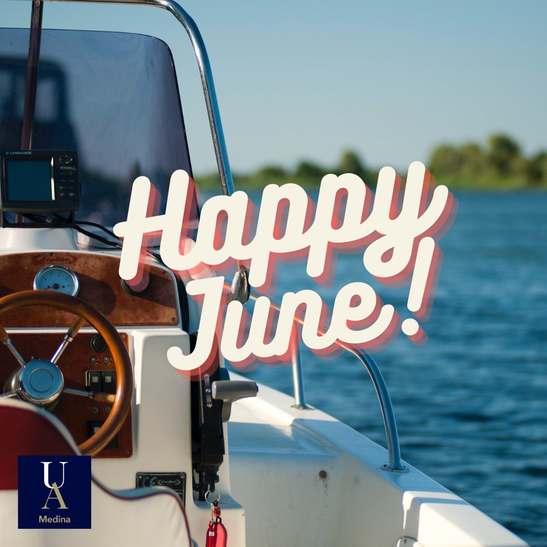 We're ready for some more sunny days! Who has some boating and beaching plans for this month? ⚓ 🐚 
#uamedina #sunnydays #boating
