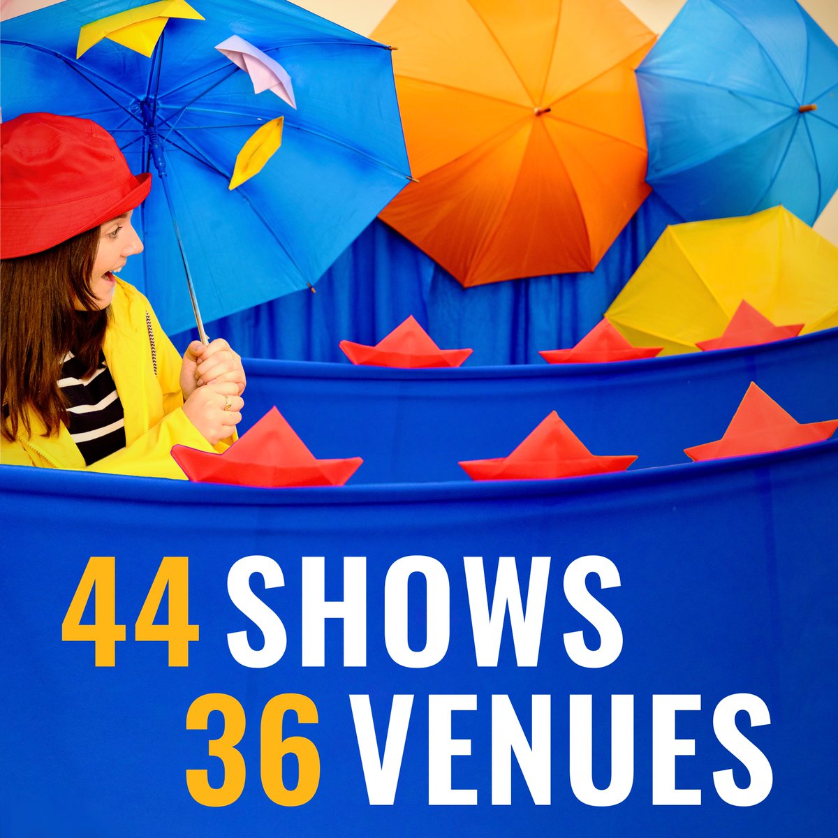 We did 44 total shows across 36 venues, including libraries and schools🏫