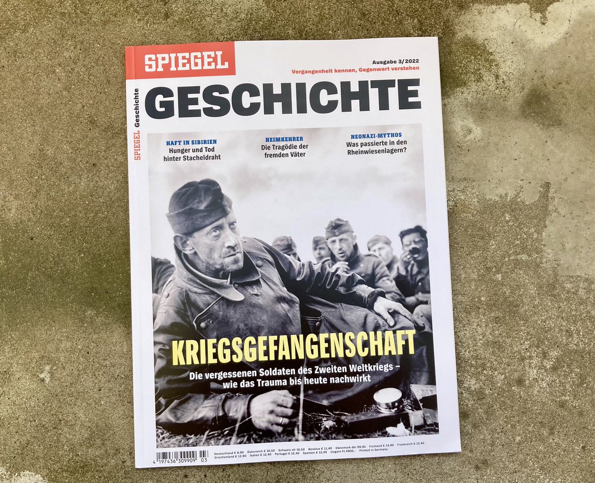 Verlosung! Zu gewinnen gibt’s die aktuelle Ausgabe von SPIEGEL GESCHICHTE zum Thema Kriegsgefangenschaft. Teilnahme per Retweet bis Freitag, 3. Juni, 18 Uhr. Ich verlose insgesamt drei Hefte. Viel Glück! 🍀