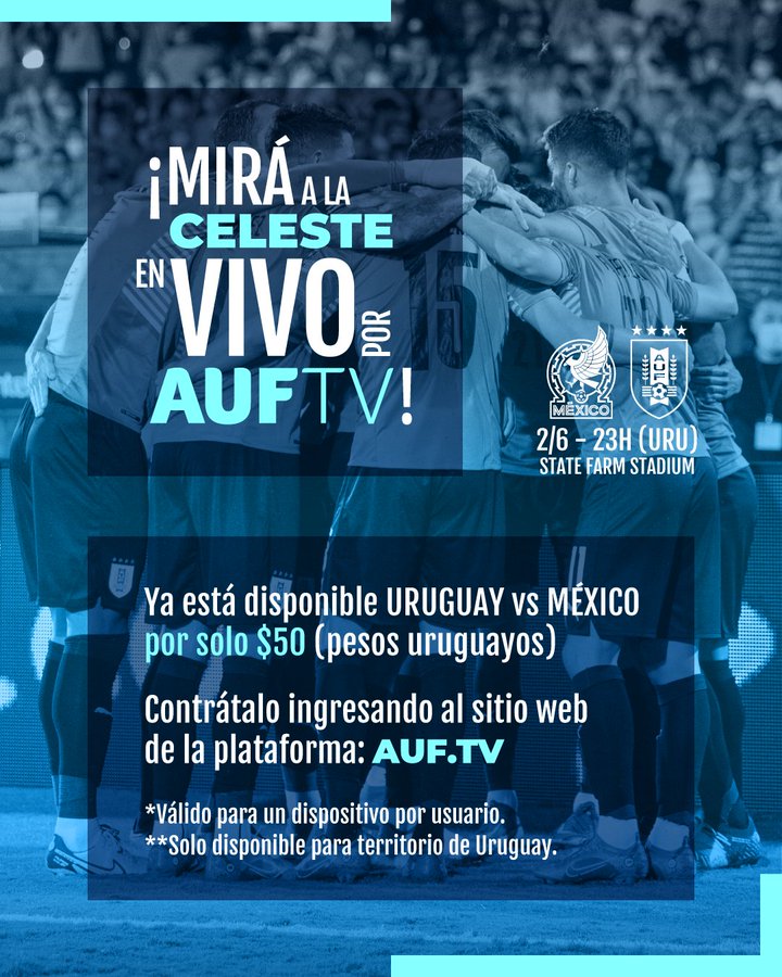 ¿Cuánto cuesta AUF TV en Uruguay