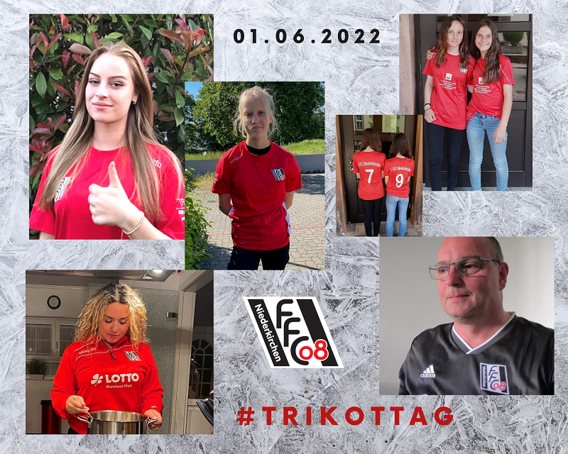 FFC_N's tweet photo. + Heute ist #TrikotTag +

Auch der FFC ist dem Aufruf des Landessportbund RLP und dem Sportbund Pfalz gefolgt und hat auch in diesem Jahr wieder am #TrikotTag mitgemacht! Auch einige unserer Spielerinnen und Trainer waren heute mit dem FFC-Trikot on Tour!

#TrikotTag #ffc_n https://t.co/NlEBZ1H84o