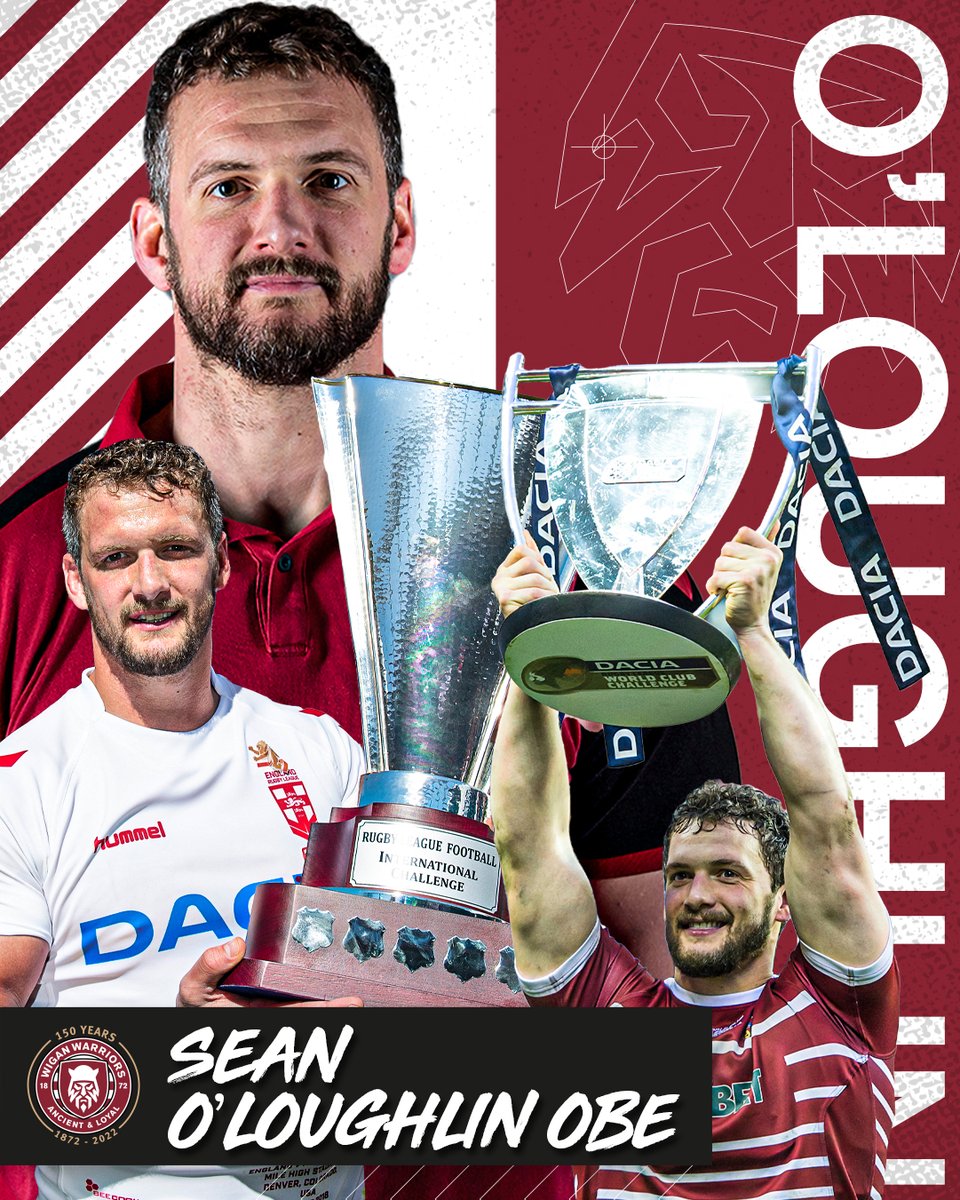 𝗦𝗘𝗔𝗡 𝗢'𝗟𝗢𝗨𝗚𝗛𝗟𝗜𝗡 𝗢𝗕𝗘

🎖 <a href="/seanol13/">Sean O'Loughlin</a> has been awarded an OBE in The Queen’s Birthday Honours for his services to Rugby League. 👏

#WWRL