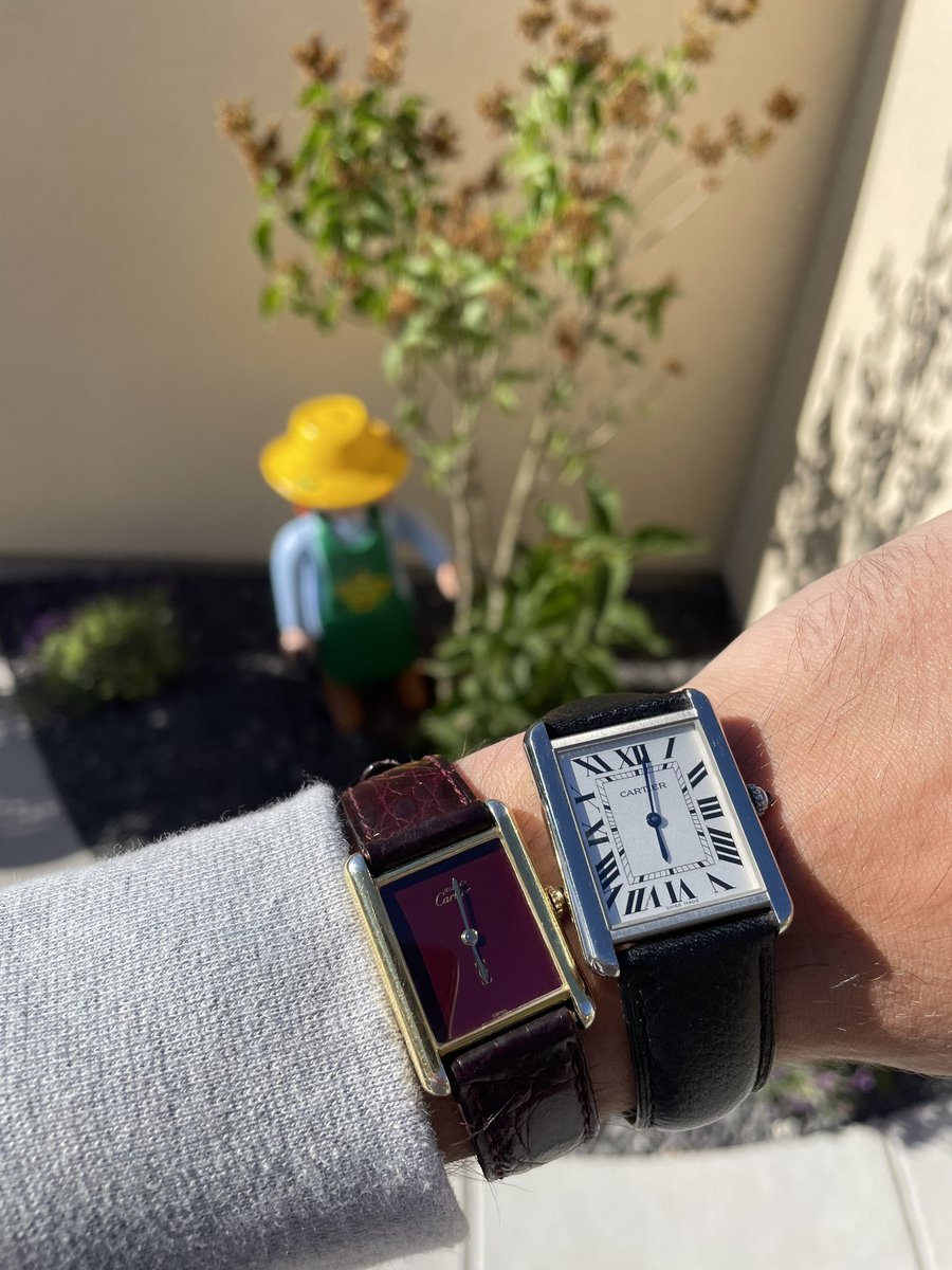 Rob1_io's tweet photo. Cartier Tank Must Vermeil 🫠 https://t.co/bG8TrWlMqR