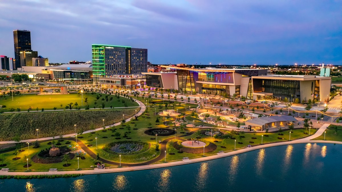 Maps3's tweet photo. Oklahoma City’s MAPS 3 @okcconvcenter recognized as 2022 @ULIoklahoma Outstanding Public Initiative 
Read:https://t.co/jZwcs7r01K https://t.co/Kz33vskZyZ