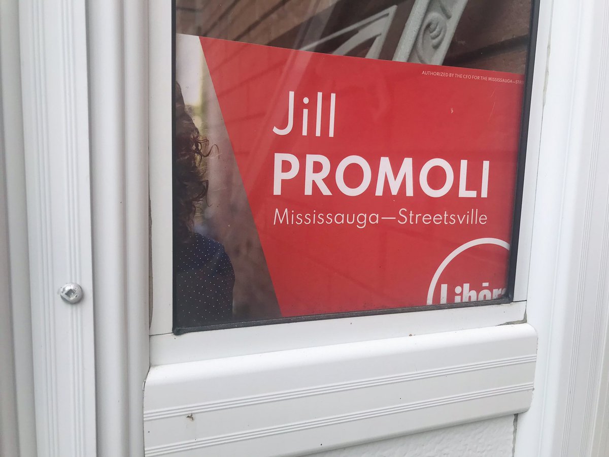 jillpromoli's tweet photo. We’re out knocking doors and I’m surprised how often we find my literature displayed in windows. Thank you, #MississaugaStreetsville. I hope I’ll have the honour of representing you after tomorrow. Let’s do this!

#vote
#OntarioVotes 
#TheChoiceIsYours https://t.co/L2j9U8DT32